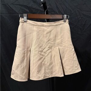 Evsie Girls size 10‎ School Uniform style tan Kahki Skirt